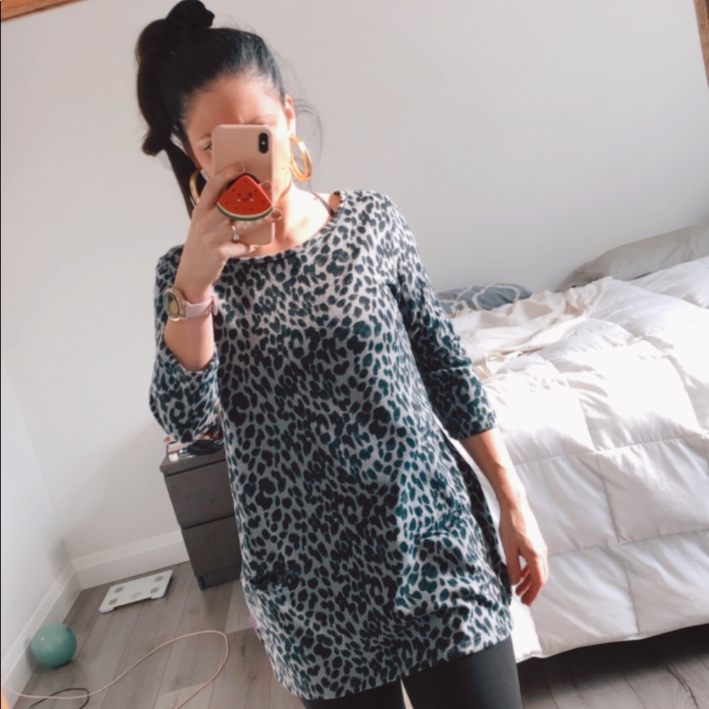 Jules + James Knit Sweater Dress w Pockets